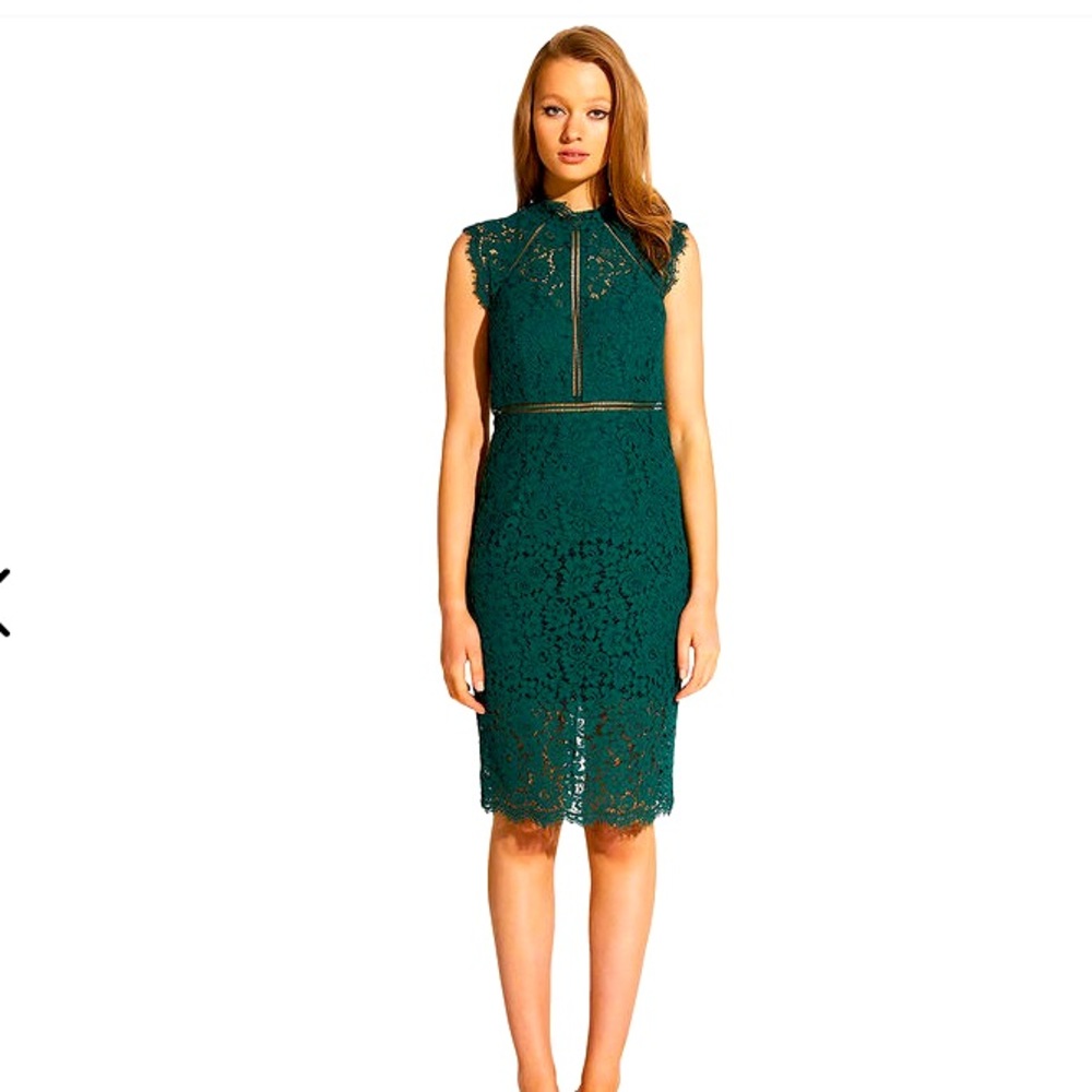 Lace Green Dress